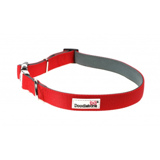 Doodlebone Padded Collar Ruby, 3-6