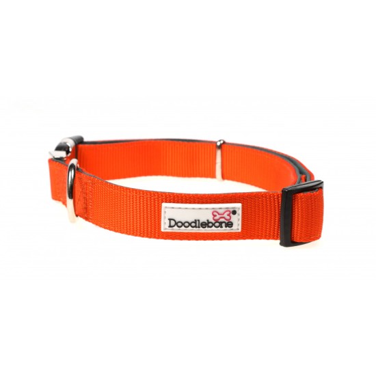 Doodlebone Padded Collar Tangerine, 3-6