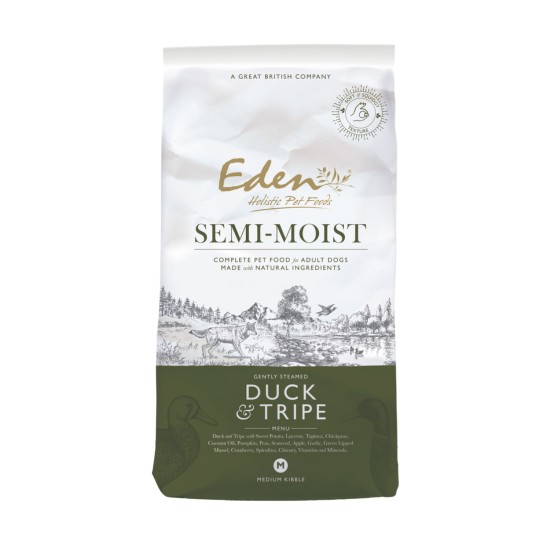 Eden Dog Canard et tripes semi-humides, 2 kg