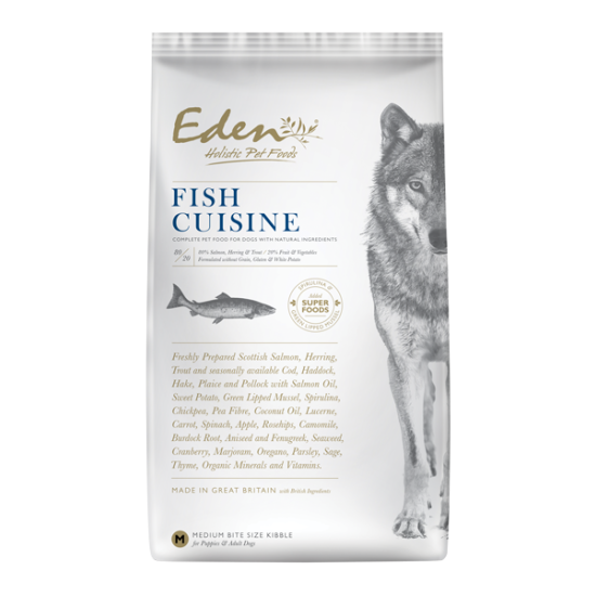 Eden Dog Fish Cuisine, 6 kg (medium brokjes)