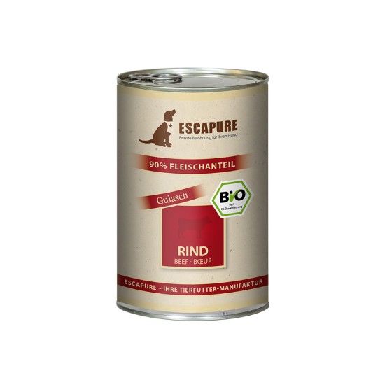Escapure Natvoer blik BIO rund