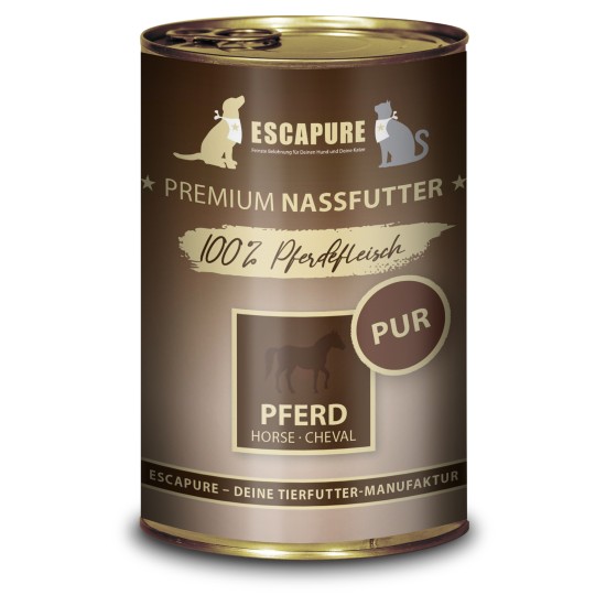 Escapure Natvoer blik paard PUUR