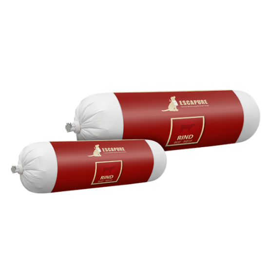Escapure Natvoer worst rund, 800 g