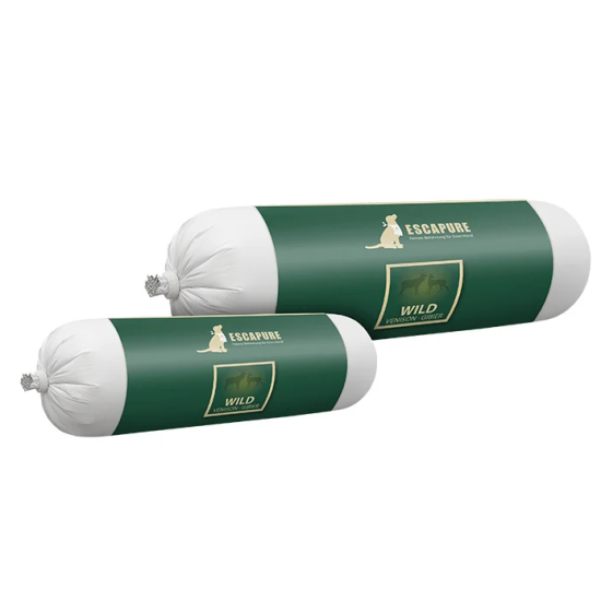 Escapure Natvoer worst wild, 400 g