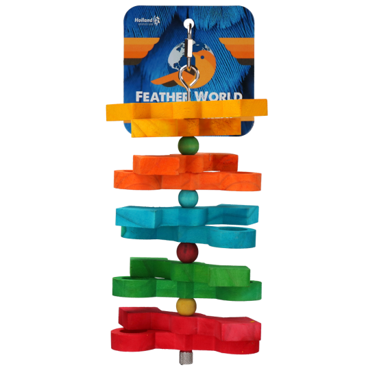 Puzzle et friandises du monde des plumes