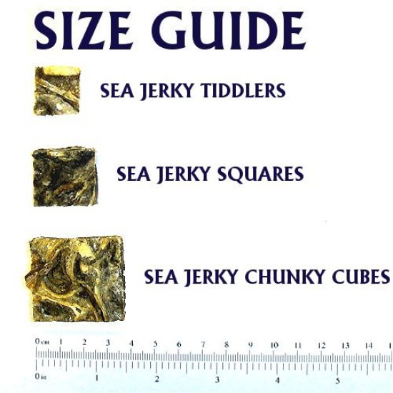Fish4Dogs Sea Jerky Squares, 115 g