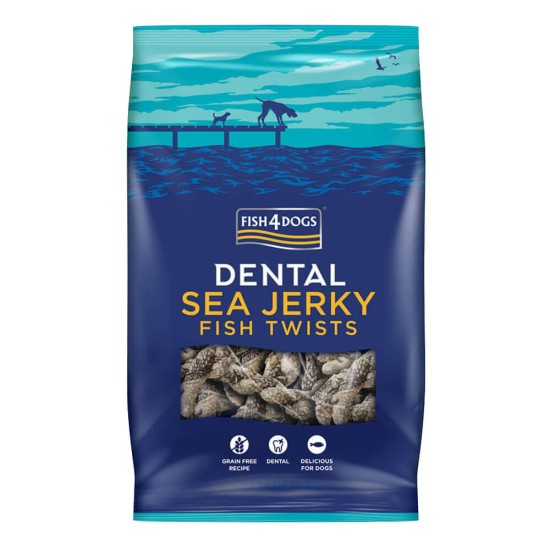 Fish4Dogs Sea Jerky Fish Twists, 100 g