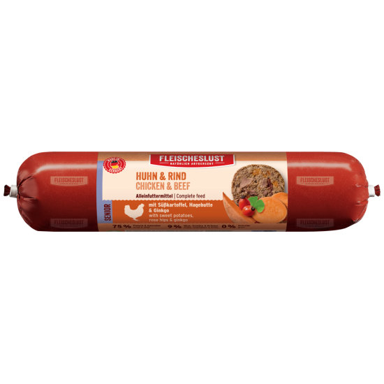 Fleischeslust Classic Senior Poulet et Bœuf, 400 g