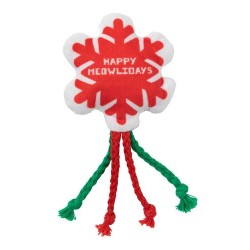 FuzzYard Xmas Cat Happy Meowlidays Snowflake