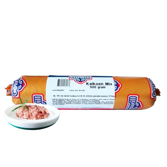 Gowill Mixing Series Kalkoen (met kip & rund), 500 g