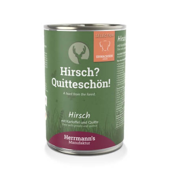 Herrmanns Hert met Aardappel, 400 g (blik)