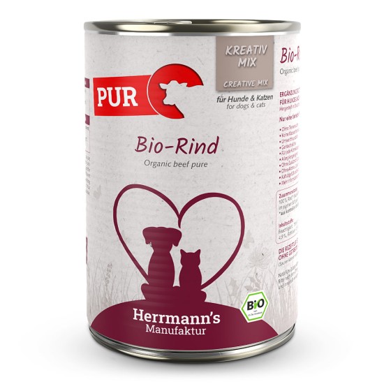 Herrmanns Bio Puur Rund, 400 g (blik)