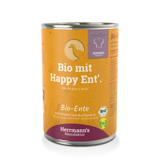 Herrmanns Bio Sensitive Eend met Venkel, 400 g
