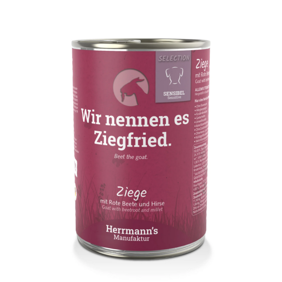 Herrmanns Sensitive Geit met Rode Biet, 400 g