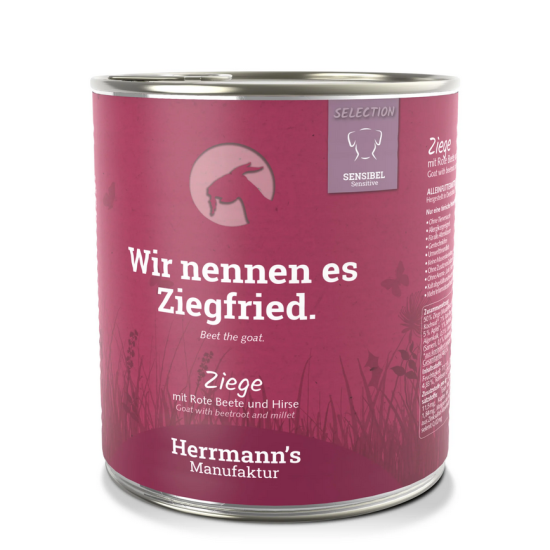 Herrmanns Sensitive Geit met Rode Biet, 800 g