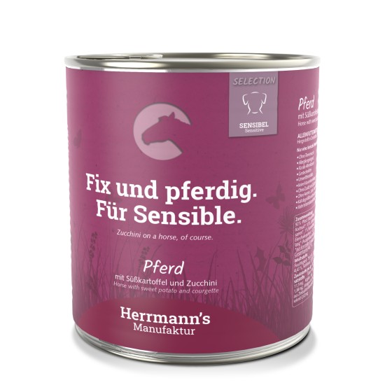 Herrmanns Sensitive Paard & Zoete Aardappel, 800 g