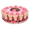Hondentraiteur Cookie Taart Rund 600 g, Pink