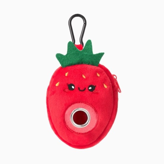 HugSmart Pouch Pouch Distributeur de sacs à déjections canines Fraise