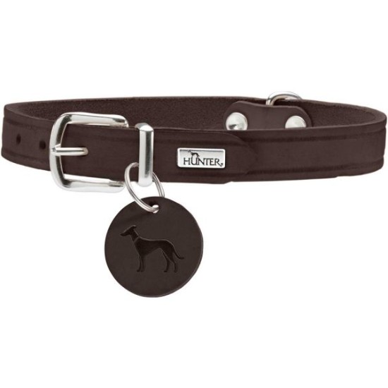 Collier Hunter Aalborg Marron Foncé, XS 32
