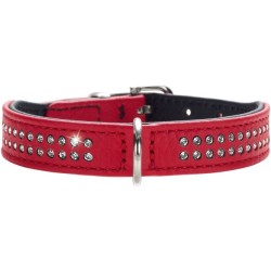 Hunter Halsband Diamond Petit​ Rood/zwart