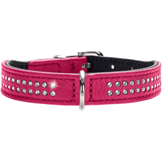Collier Hunter Diamond Petit Rose/Noir, XXS-XS 24