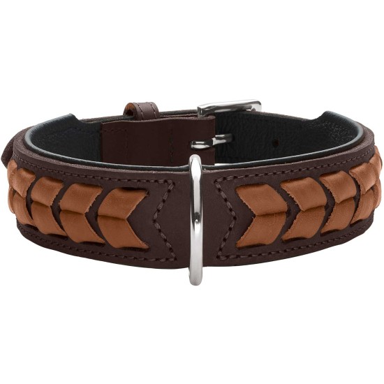 Collier Hunter El Paso Marron Foncé/Noir, SM 50