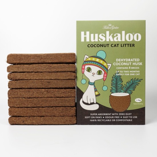 Litière écologique pour chat Huskaloo
