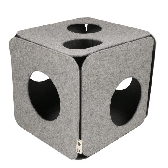 J'aime les chats heureux Cube de jeu en feutre Nala