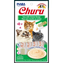 Inaba Kat Churu Puree Tonijn met Kip