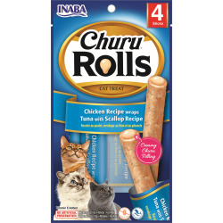 Inaba Kat Churu Rolls Kip en Tonijn met St-Jacob