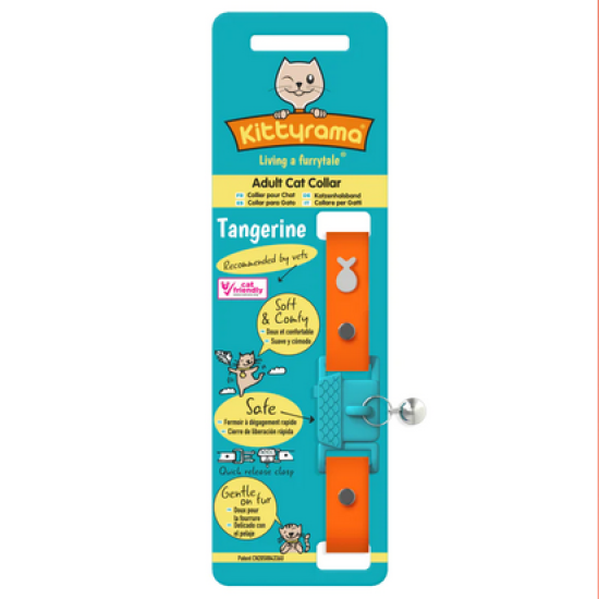 Kittyrama Collier pour Chat Mandarine