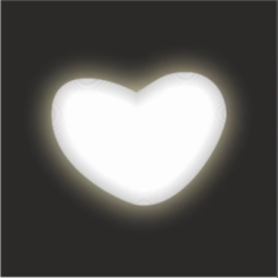 Kittyrama Safety Cat Tag Reflective Heart