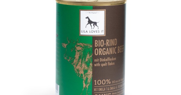 Lila Loves It Voeding Bio Rund met speltvlokken - Cool4pets ...
