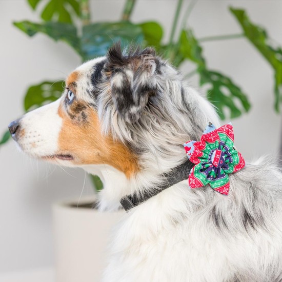 Lulubelles Holiday Pinwheel Ugly Sweater, Large