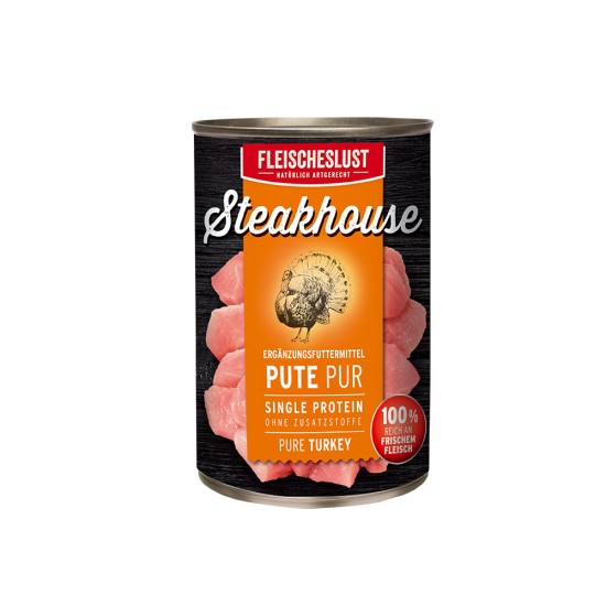 Fleischeslust Steakhouse Tinned Pure Turkey, 800 g
