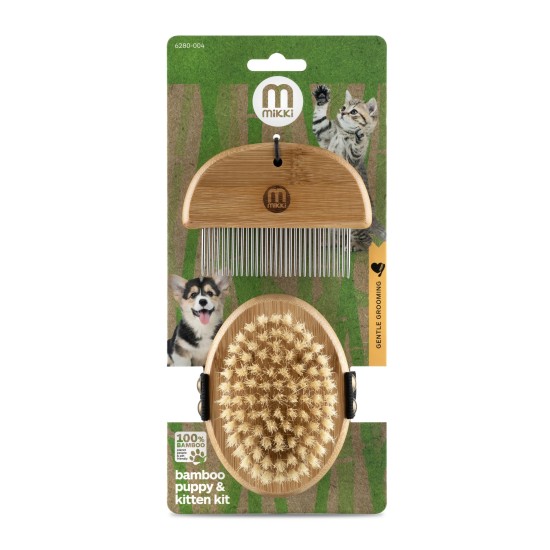 Kit de démarrage pour chiots et chatons Mikki Bamboo
