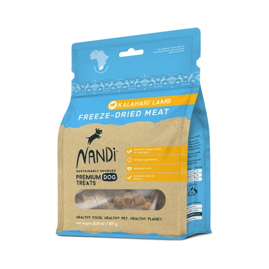 Nandi Friandises lyophilisées Agneau du Kalahari