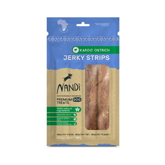Nandi Jerky Strips Karoo Autruche