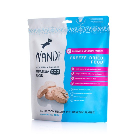Nandi Aliments lyophilisés Chevreuil du Bushveld