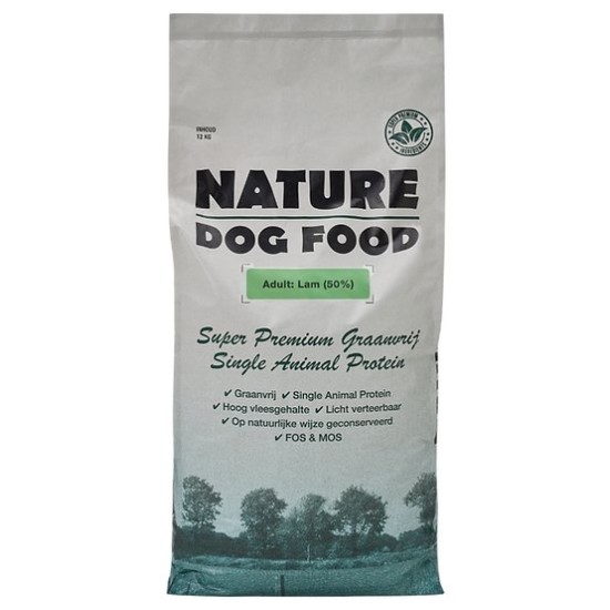 Nature Dog Food Lam, 12 kg