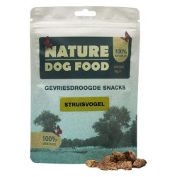 Nature Dog Food Gevriesdroogd Struisvogel