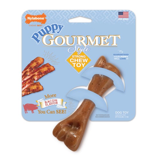 Nylabone Gourmet Chiot Fémur Bacon Petit