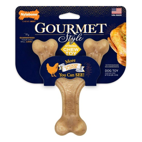 Nylabone Gourmet Wish Bone Chicken, large