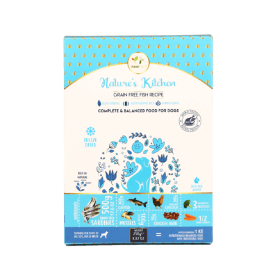 PawFect Freeze Dried Foods Fish, 500 g