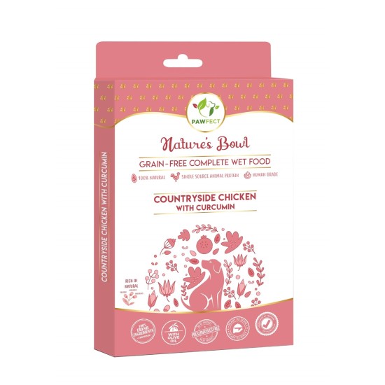 Pawfect Wet Food Chicken with Curcumin, 100 g