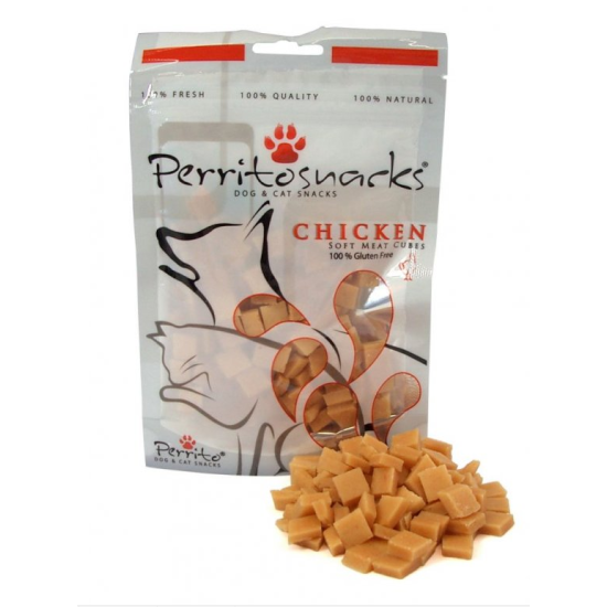 Cubes de viande molle Perrito Poulet