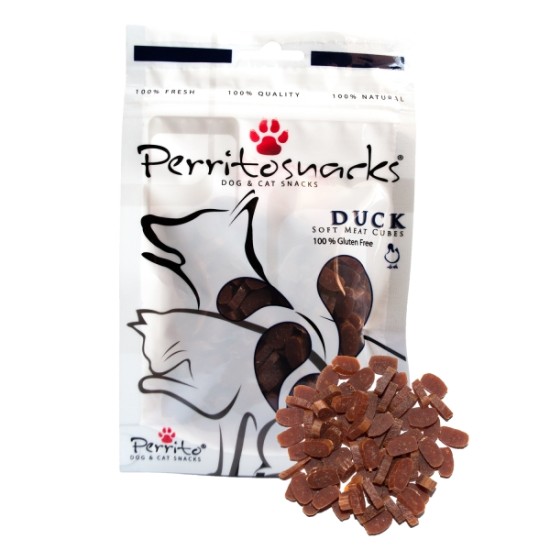 Perrito Soft Meat Cubes Duck
