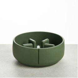 Pino Slow Feeder Bowl, Large, Crocodile Green