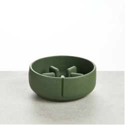 Pino Slow Feeder Bowl, Medium, Crocodile Green