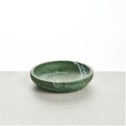 Pino Cat Whisker Friendly Bowl Marble, Crocodile Green